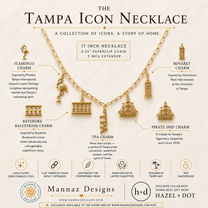 Tampa Icon Charm Necklace
