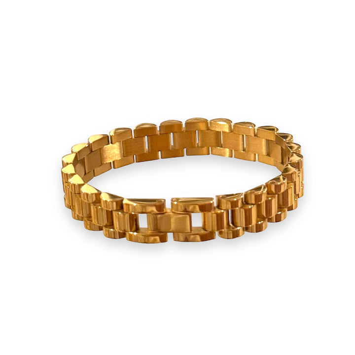 Summer 2024, Waterresistant Default Title Bracelets Mannaz Designs Timeless Gold Plated Bracelet 