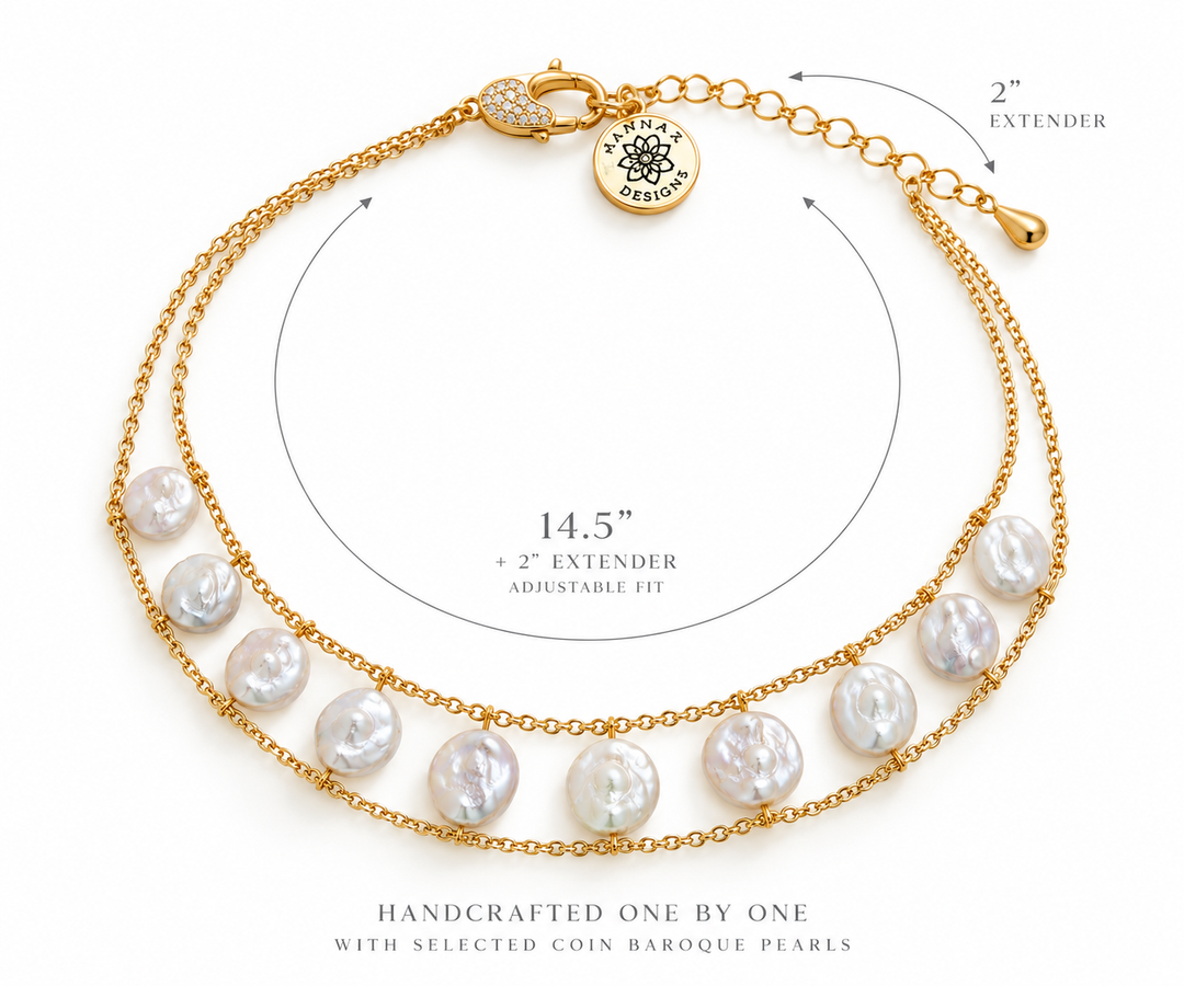 The Coin Baroque Pearl Choker