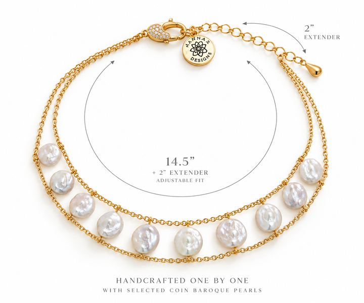 The Coin Baroque Pearl Choker