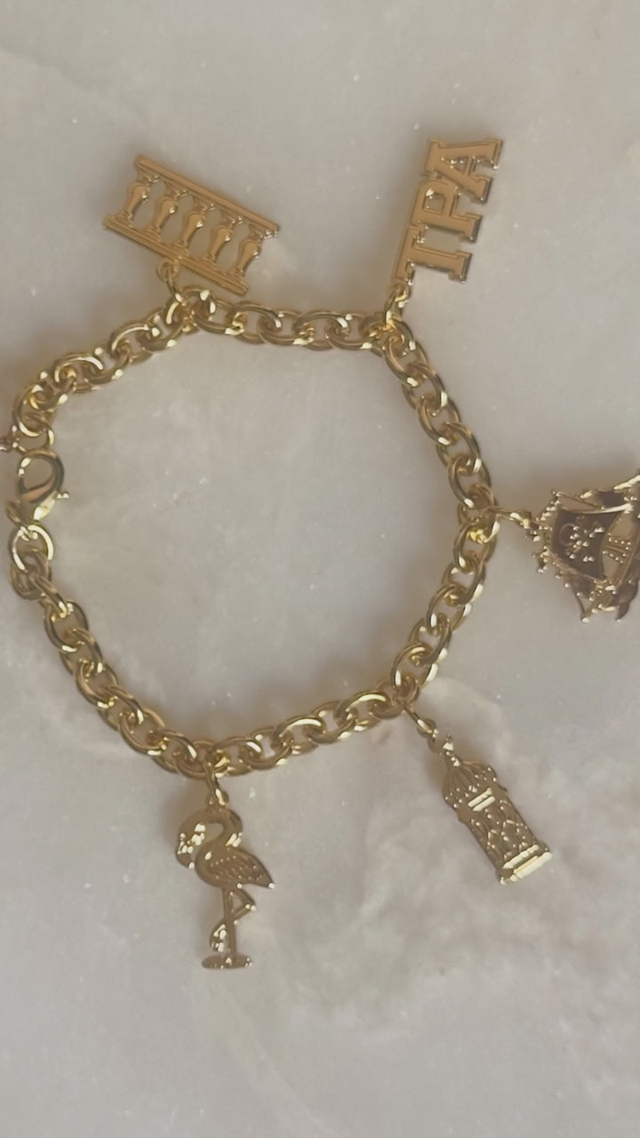 Tampa Icon Charm Bracelet – Mannaz Designs