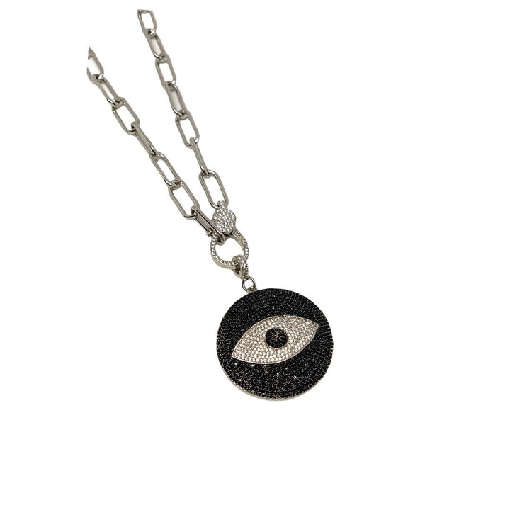 Evil Eye, Fall19, Layer necklace Default Title Chain Necklace Mannaz Designs Mystical Black  Eye Necklace 