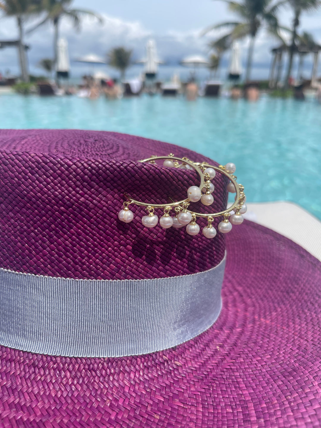 Playa Pearl Gold Earrings