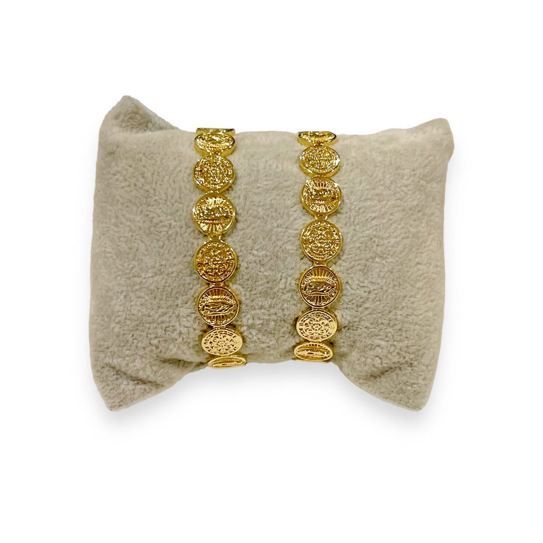 Blessed San Benito Gold Bangle